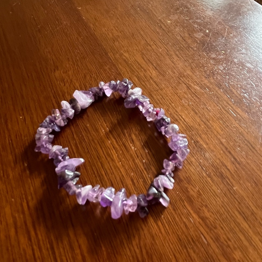 Purple Gemstone Bracelet